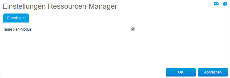 Einstellungen Ressourcen-Manager 0