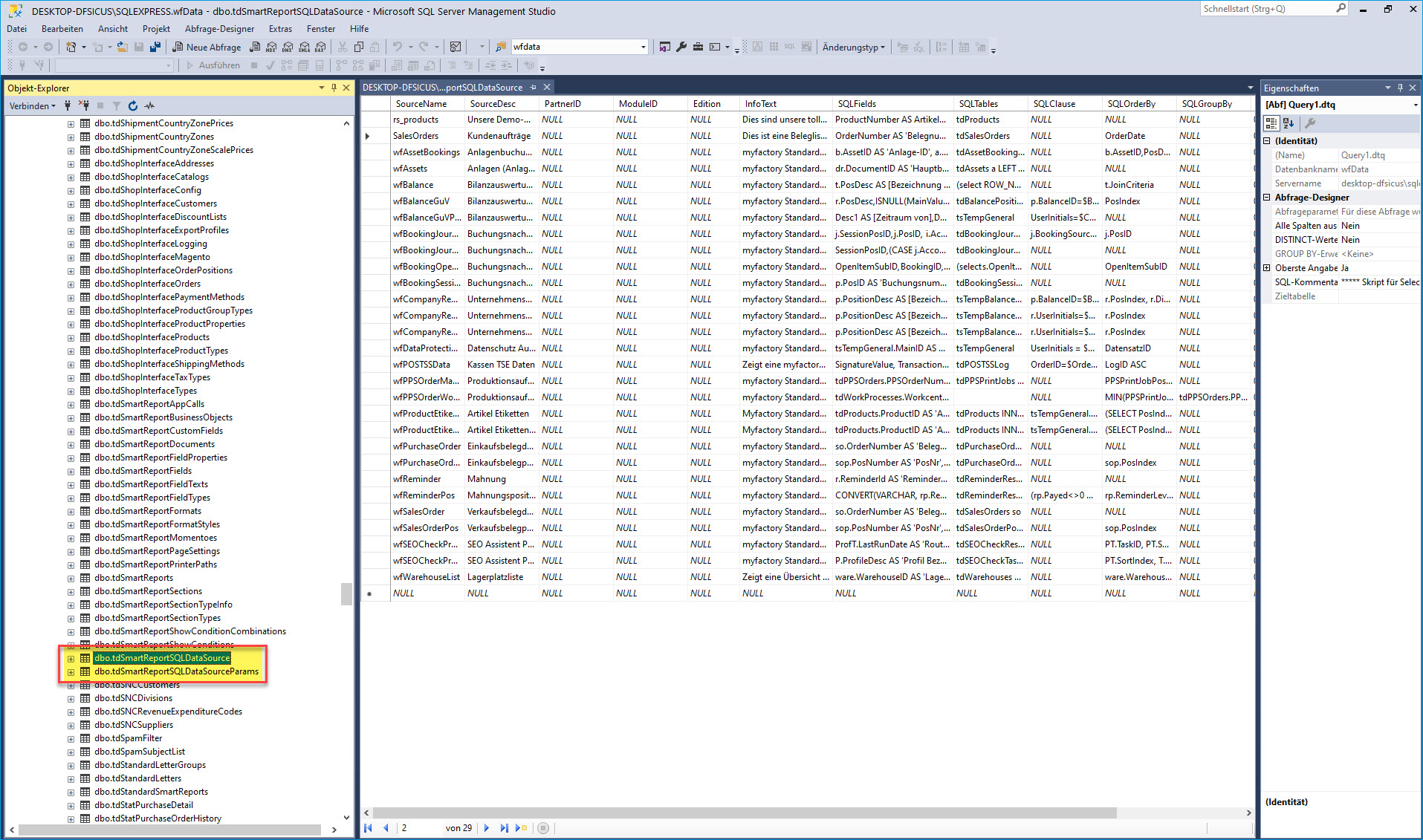 Eigene SQL-Datenquelle erstellen 0
