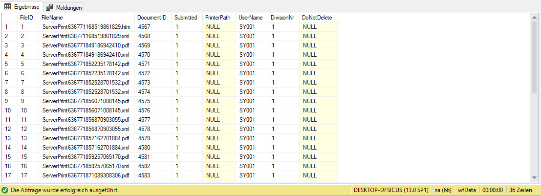 Serverdruck-Transferdienst 7