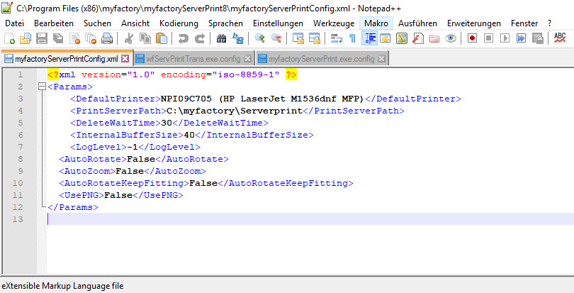 Serverdruck-Dienst 3