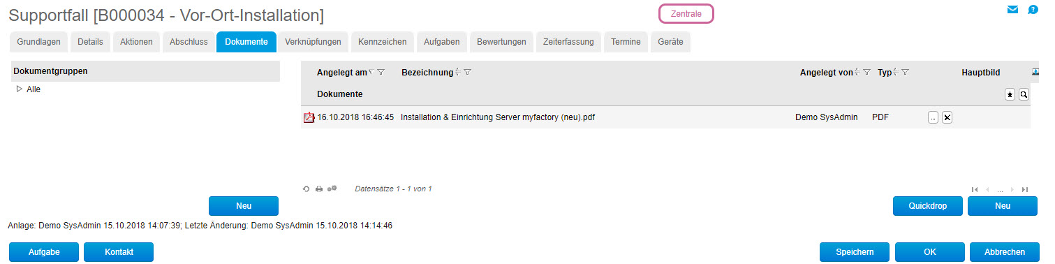 Service-Manager 10