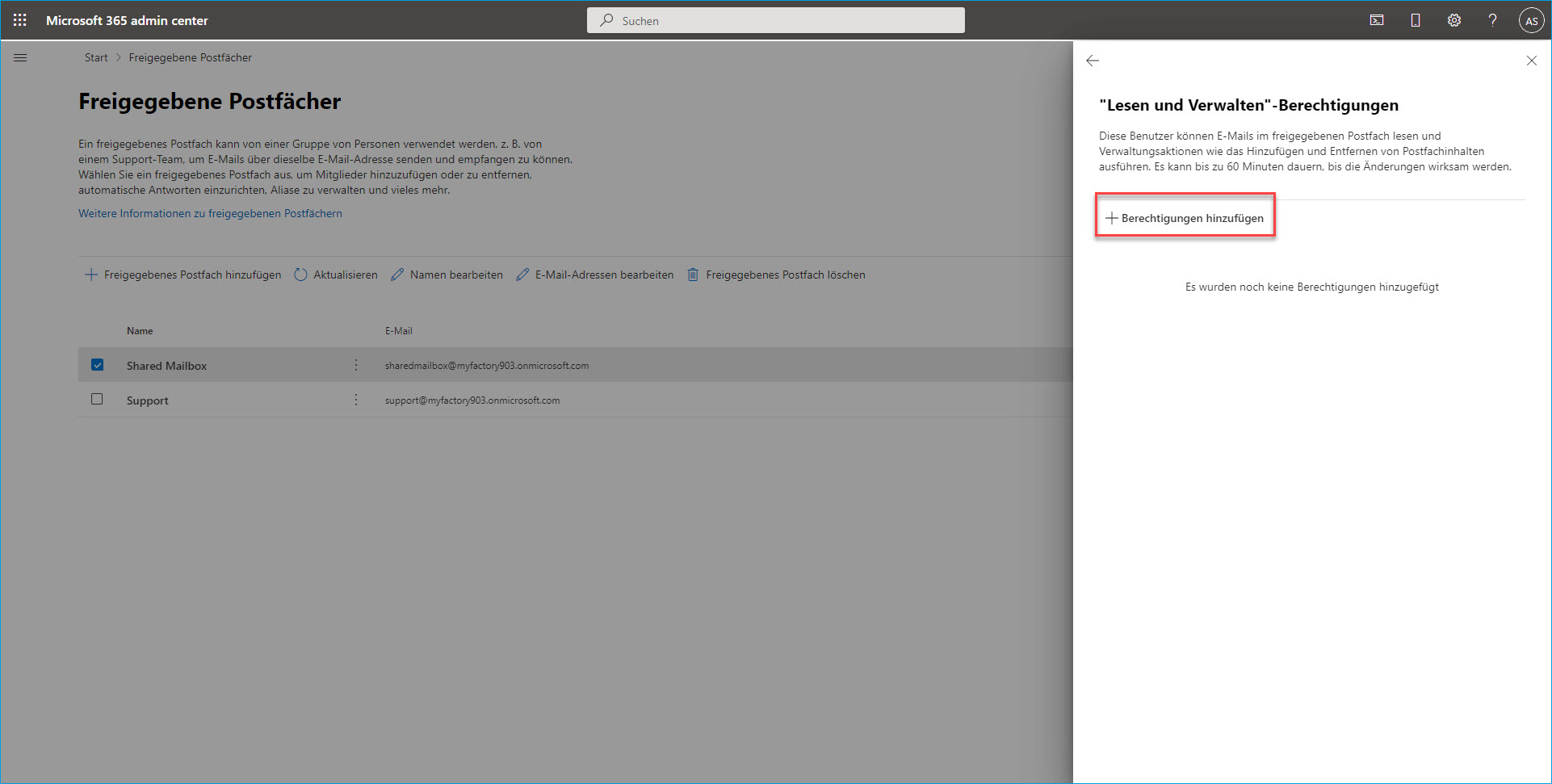 IMAP-Shared Mailbox mit OAuth 2.0 einrichten 5