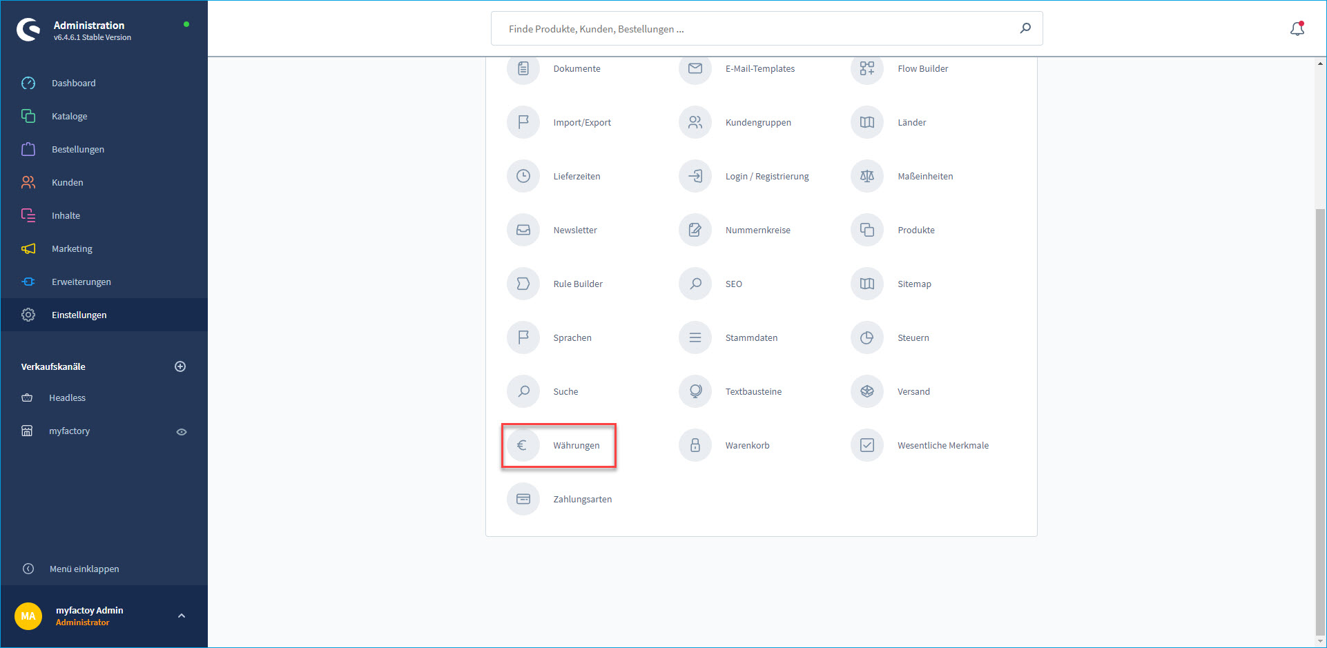 Shopware-Schnittstelle 6.x 33