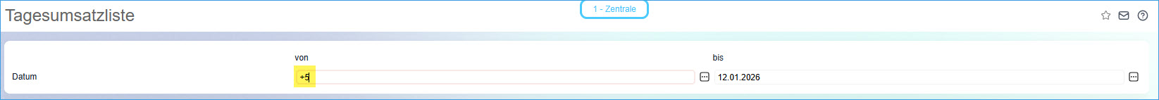 Tastatur-Shortcuts in der Myfactory 5