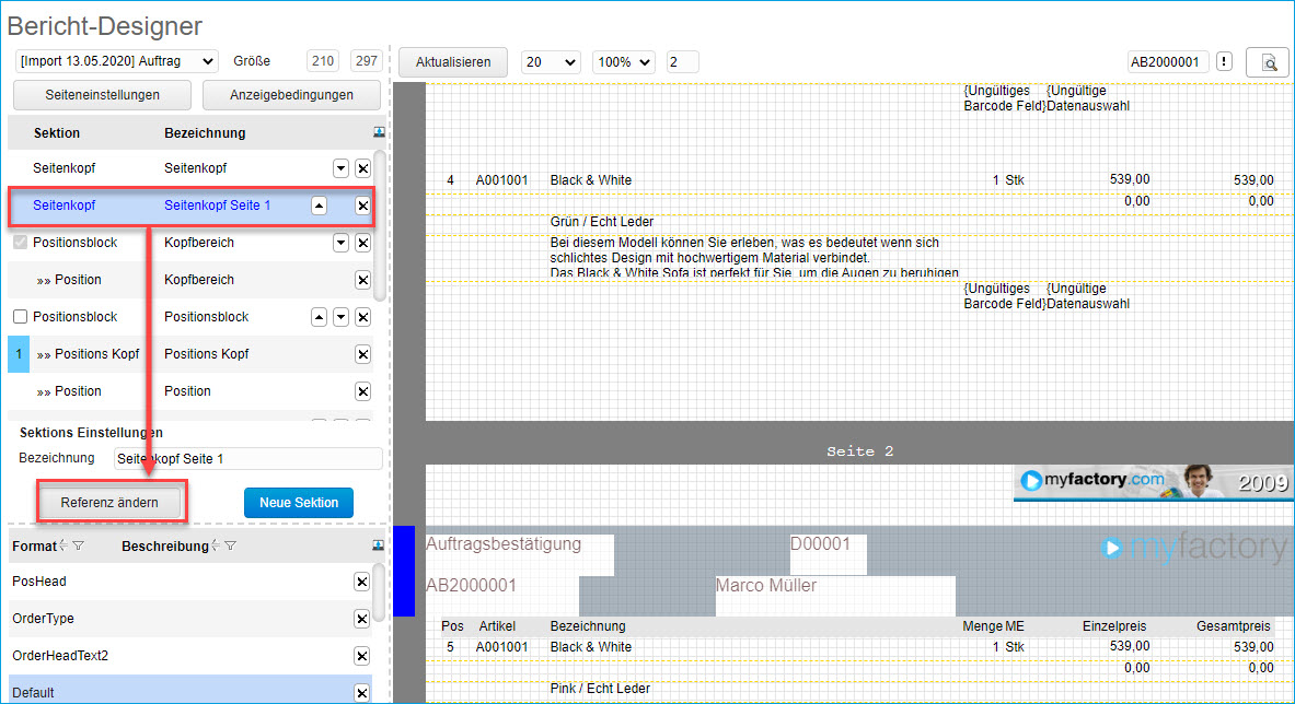 Grundsätzlicher Aufbau der Smart Reports und des Bericht-Designers 13