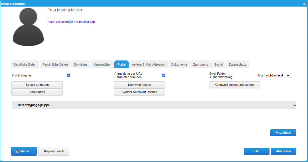 Register Ansprechpartner 10