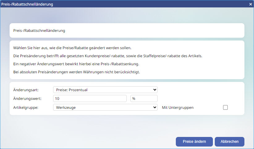 Schaltfläche Daten 20
