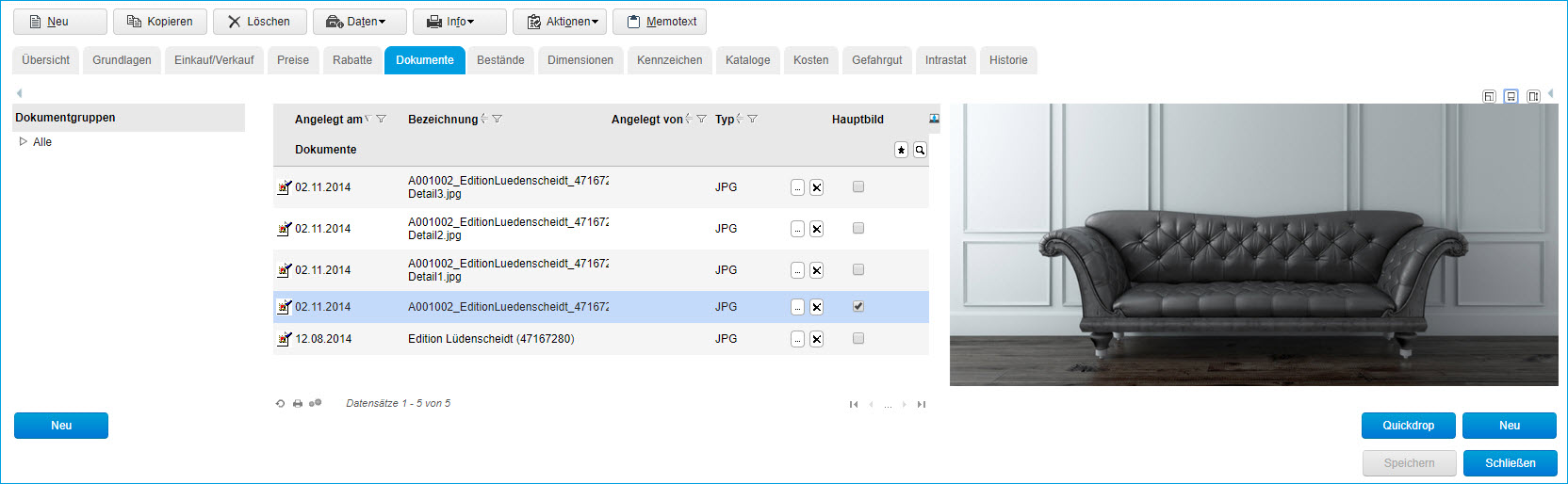 Register Dokumente 1