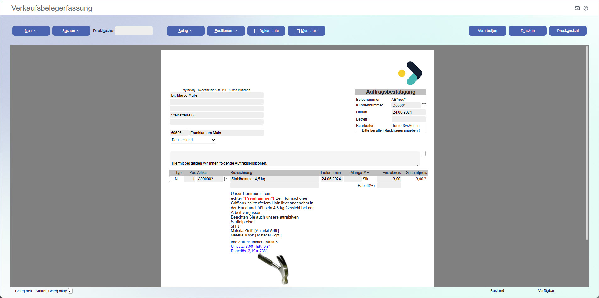 Schaltfläche Aktionen 9