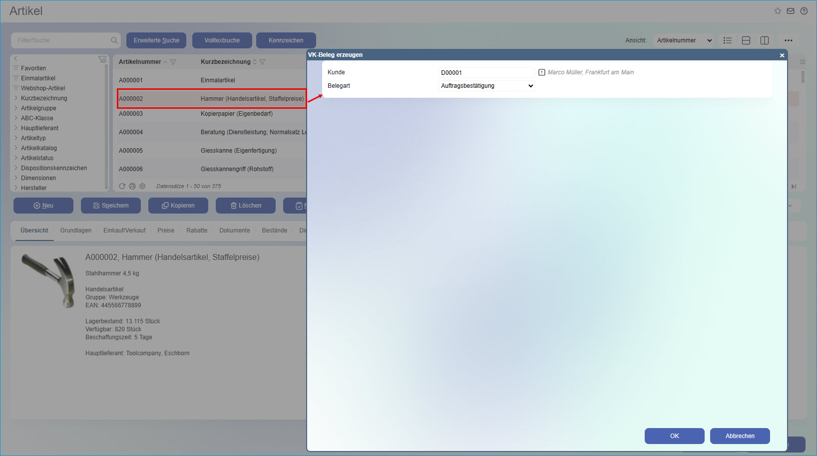 Schaltfläche Aktionen 8