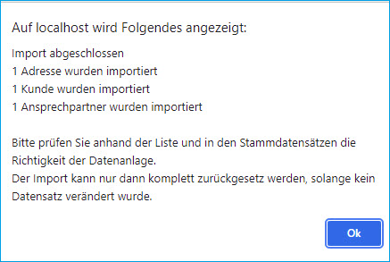 Adressen-Schnellimport (vCard) 1