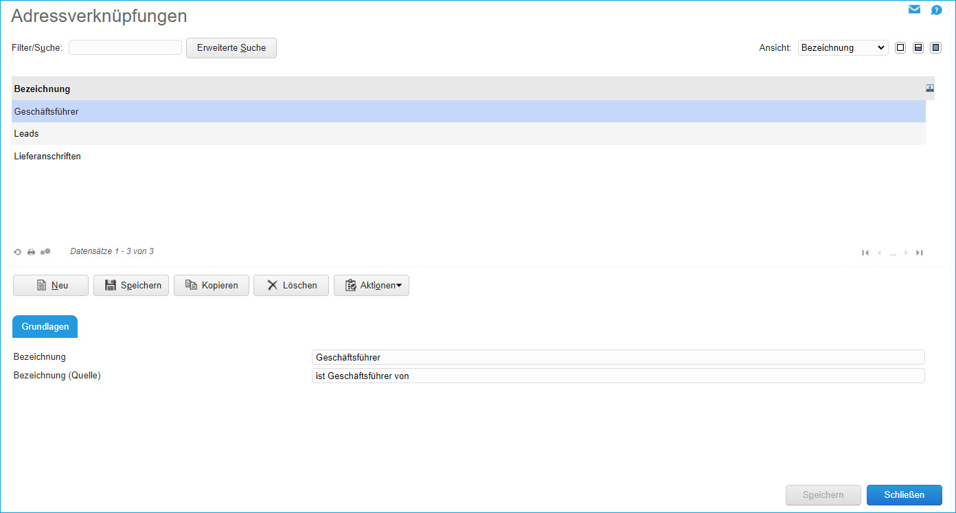 Adressverknüpfungen 0