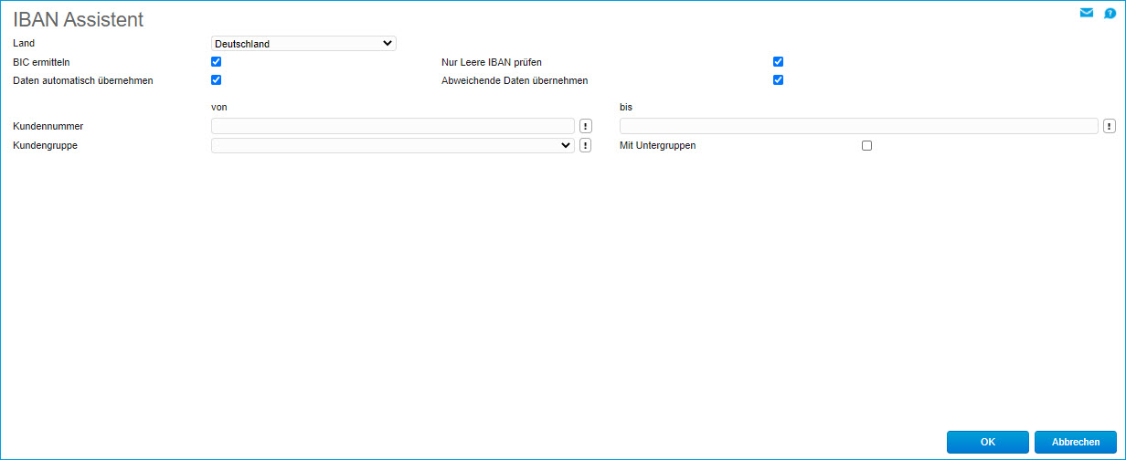 IBAN-Assistent Kunden 0