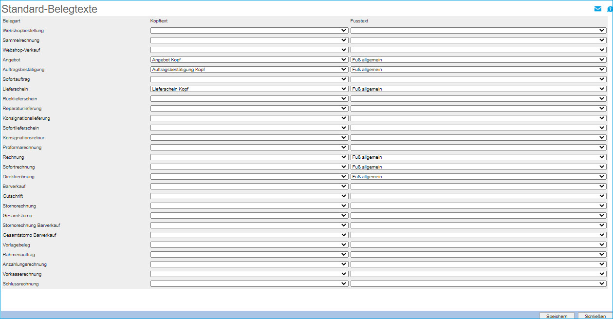 Kopf- und Fußtexte 2