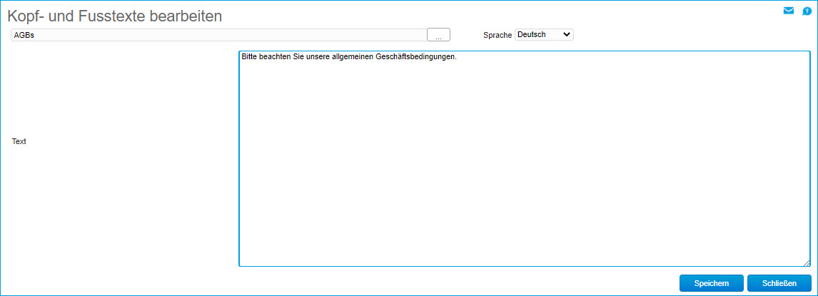 Kopf- und Fußtexte 3
