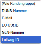 Register eRechnungskonfigurator 1
