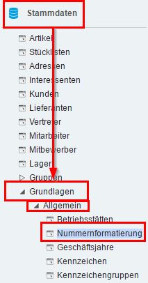 Geräte: Formatierung der Gerätenummer 0
