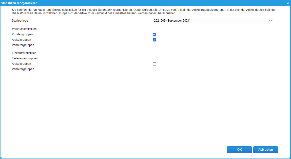 Statistikreorganisation 0