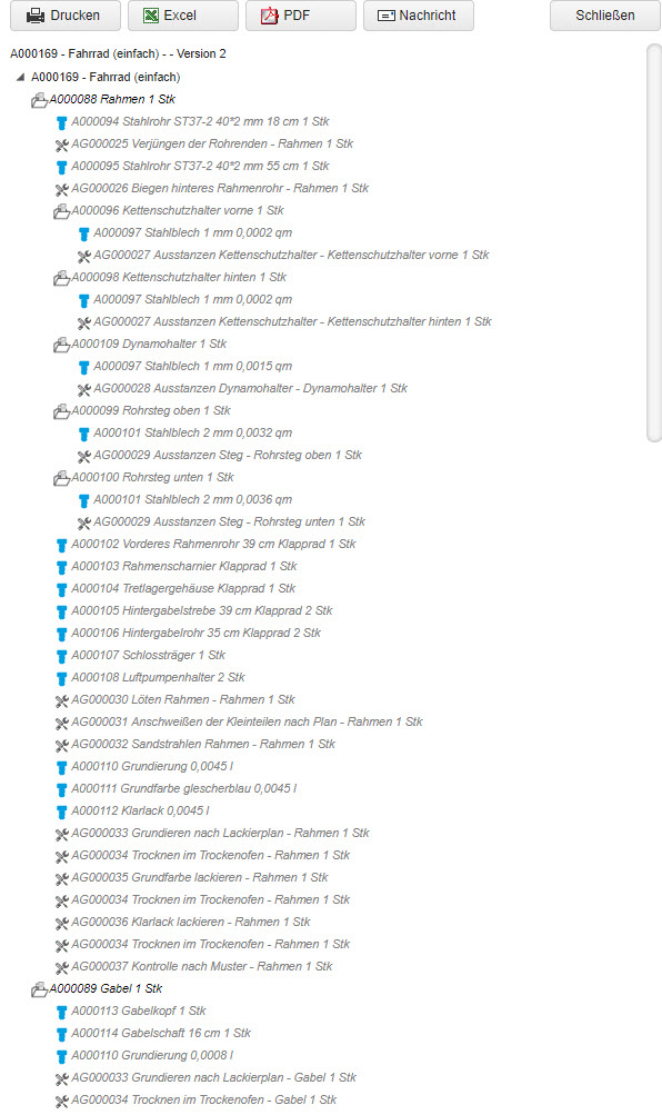 Optionen Drucken 0