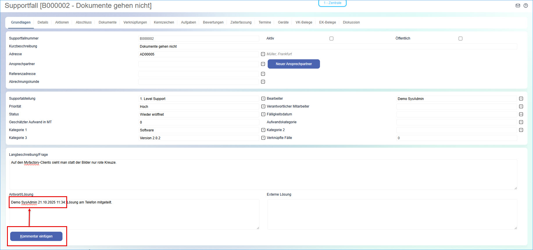 Supportfall-Details 1