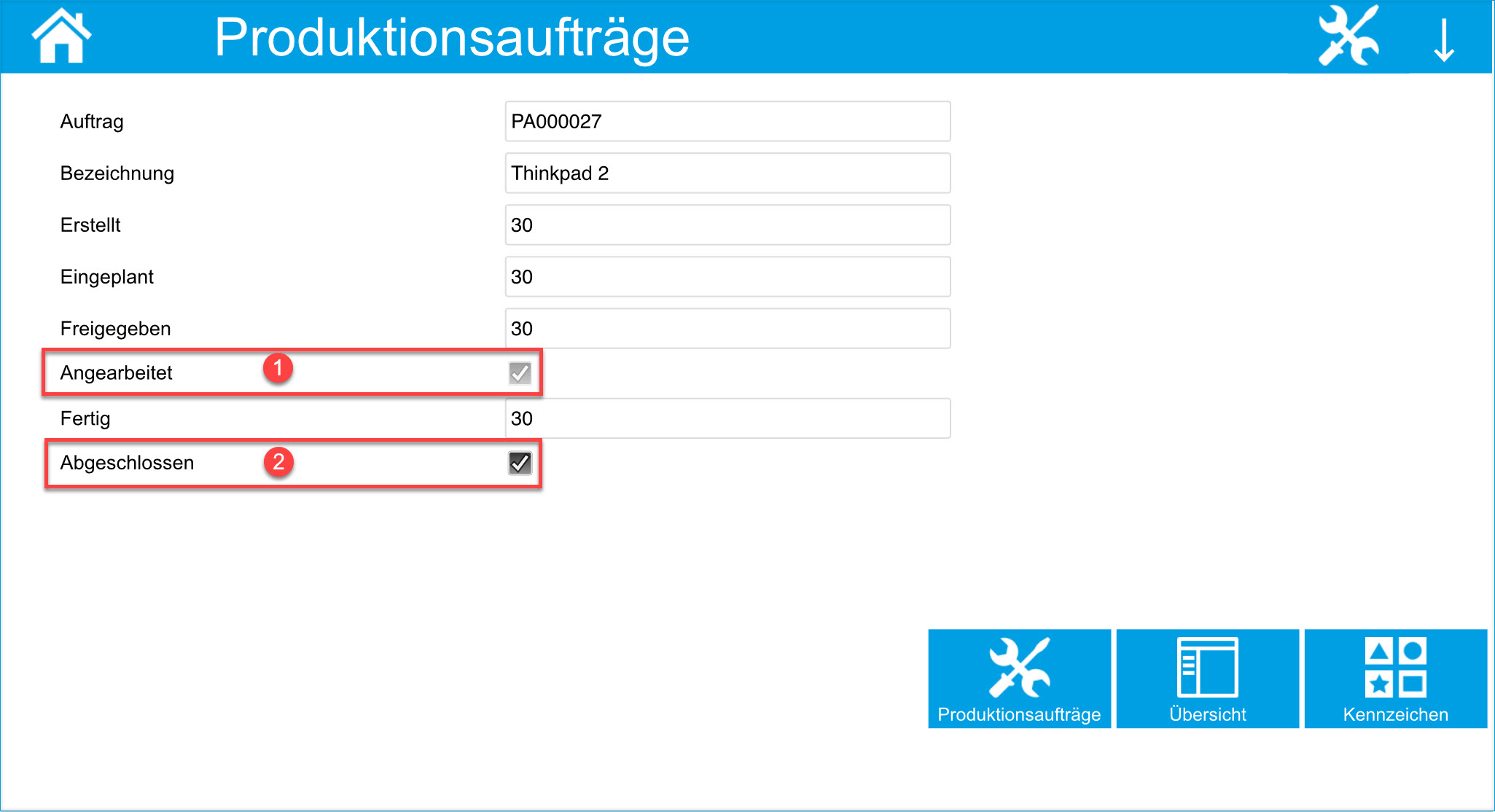 Produktionsaufträge 14