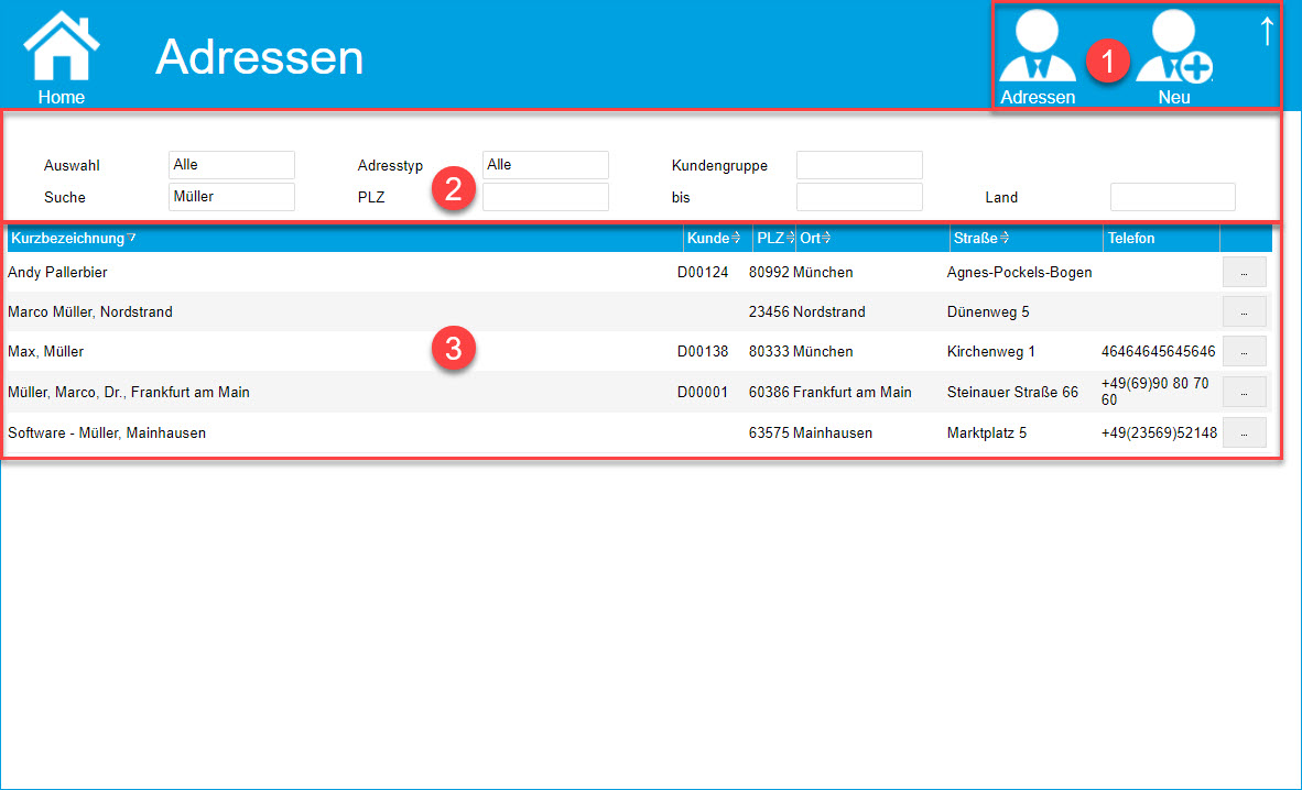 Adressen 1