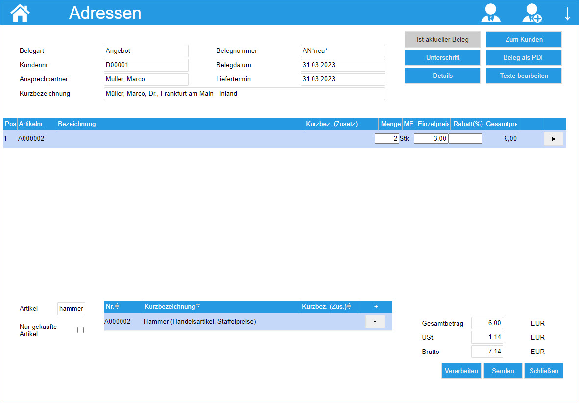 Adressen 12
