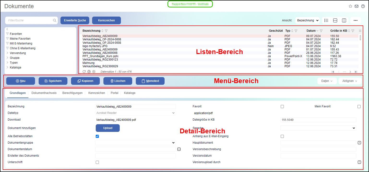 Tutorial: Wie arbeite ich mit der Dokumentenverwaltung? 1