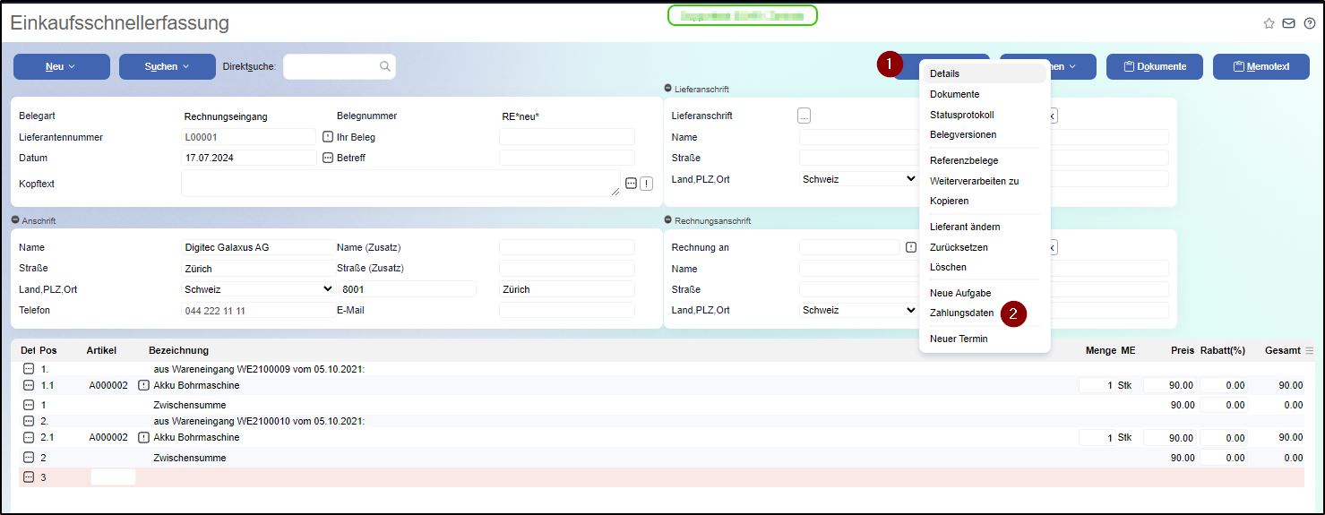 Tutorial: Einrichtung QR-Rechnung (Schweiz) 13