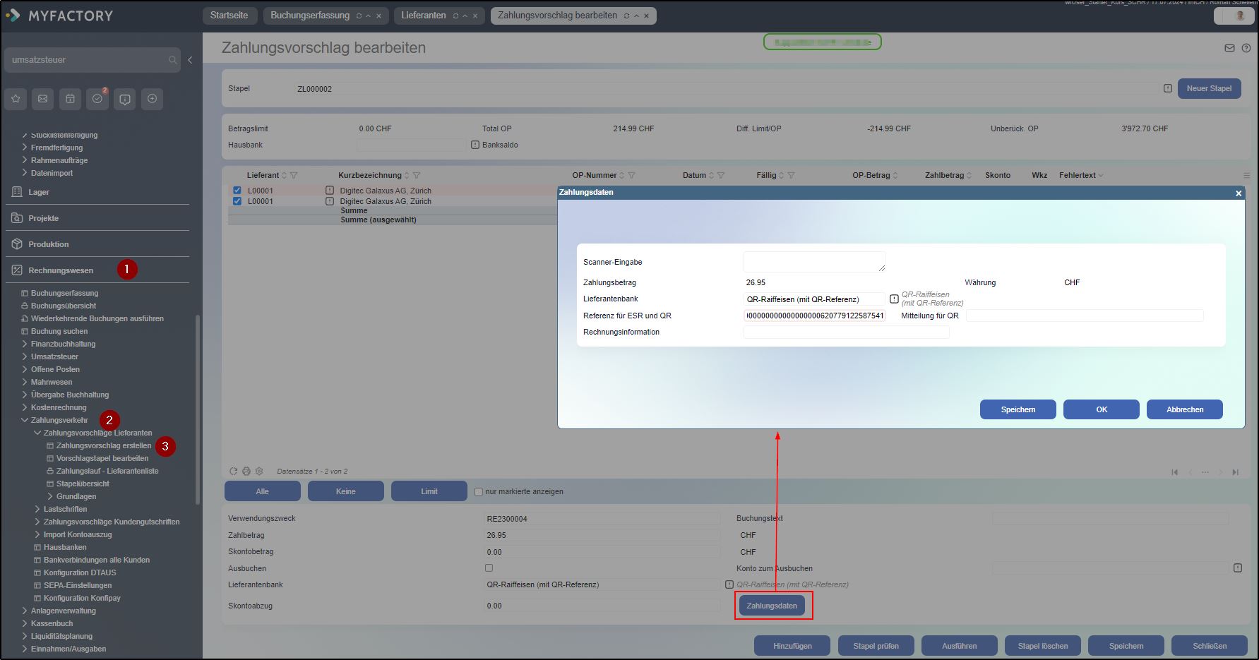 Tutorial: Einrichtung QR-Rechnung (Schweiz) 15