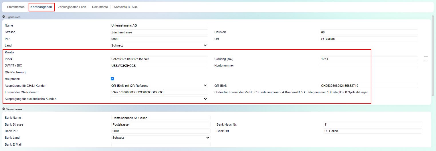 Tutorial: Einrichtung QR-Rechnung (Schweiz) 18