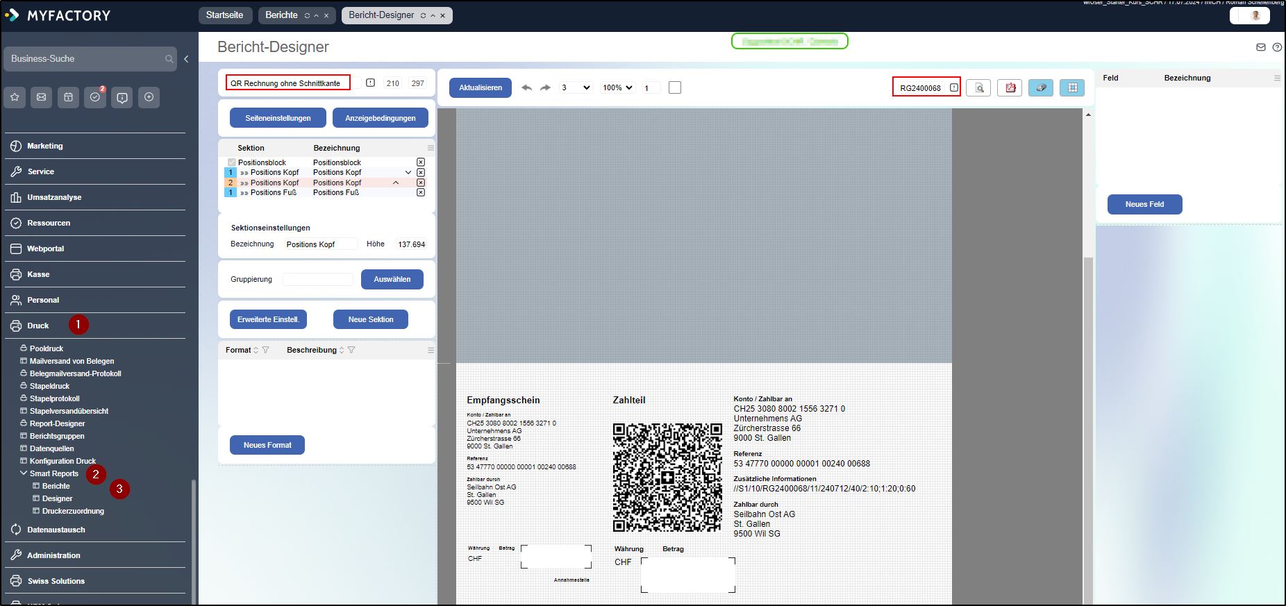 Tutorial: Einrichtung QR-Rechnung (Schweiz) 20