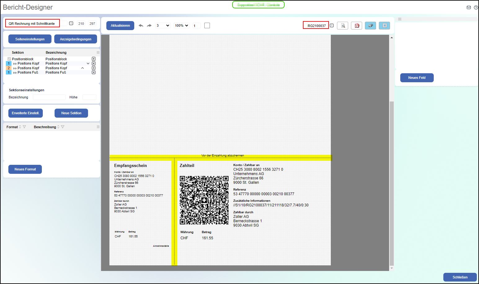 Tutorial: Einrichtung QR-Rechnung (Schweiz) 21