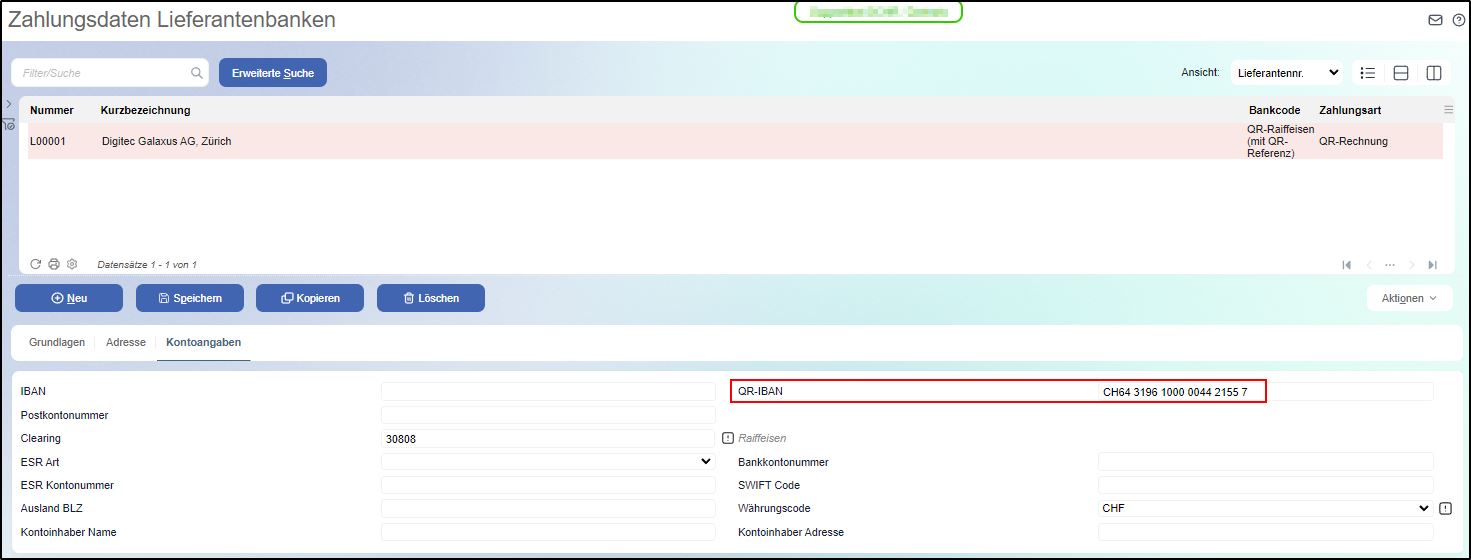 Tutorial: Einrichtung QR-Rechnung (Schweiz) 6