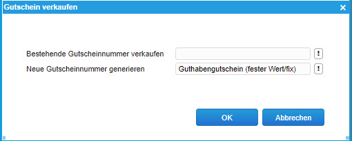 Gutschein verkaufen 1