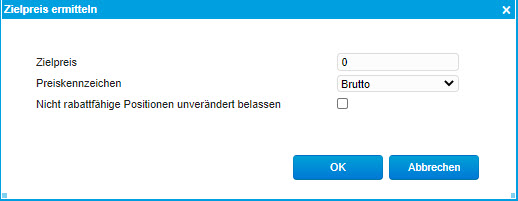 Zielpreis ermitteln 4