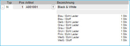 Register Belegausgabe 3