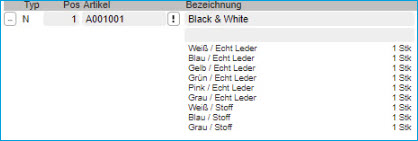 Register Belegausgabe 4