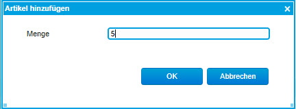 Verpackungstypen und Verpackungsdialog 4