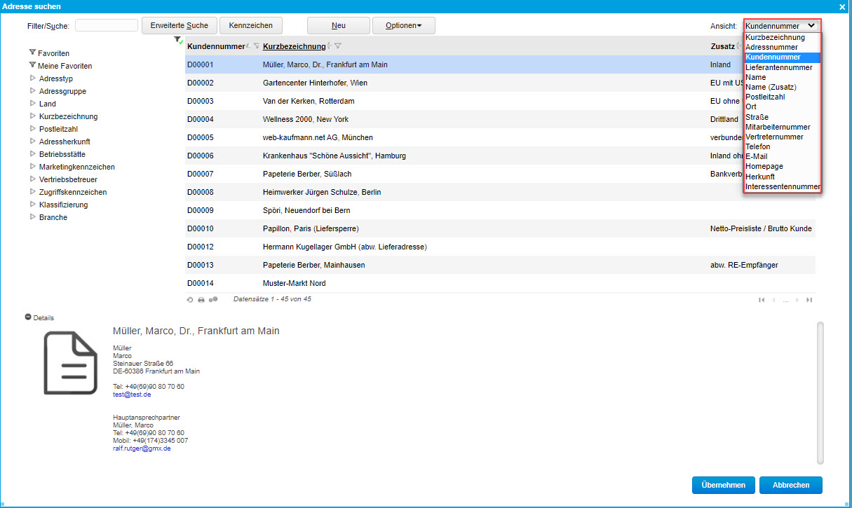 Kontakt-Manager 2