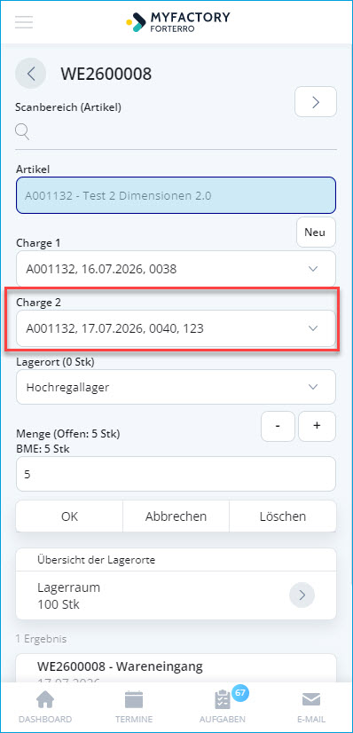Wareneingänge 12