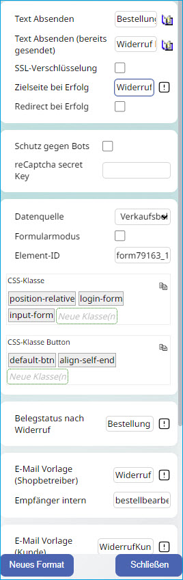 So integrieren Sie den Widerrufsbutton in Ihren Webshop 14