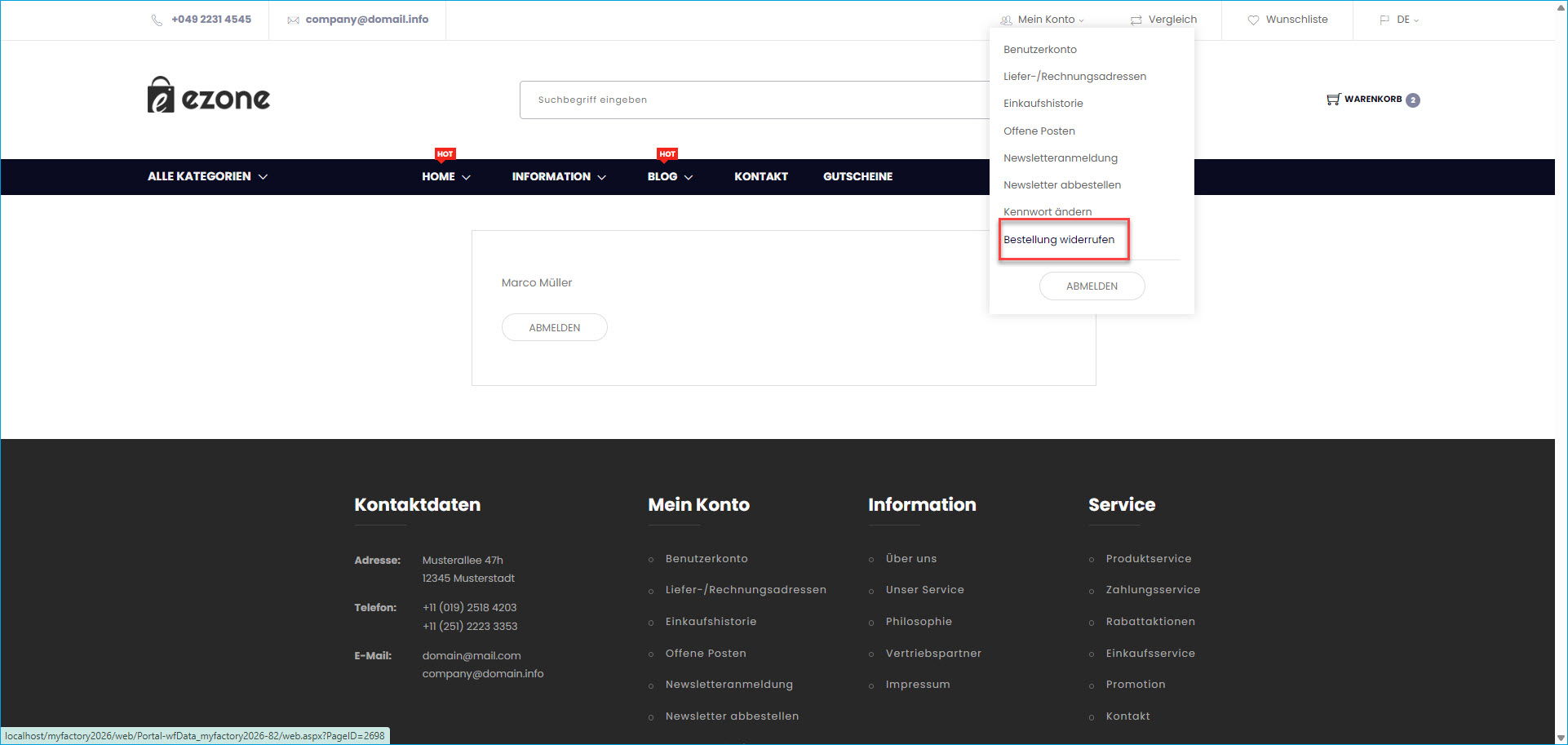 So integrieren Sie den Widerrufsbutton in Ihren Webshop 38