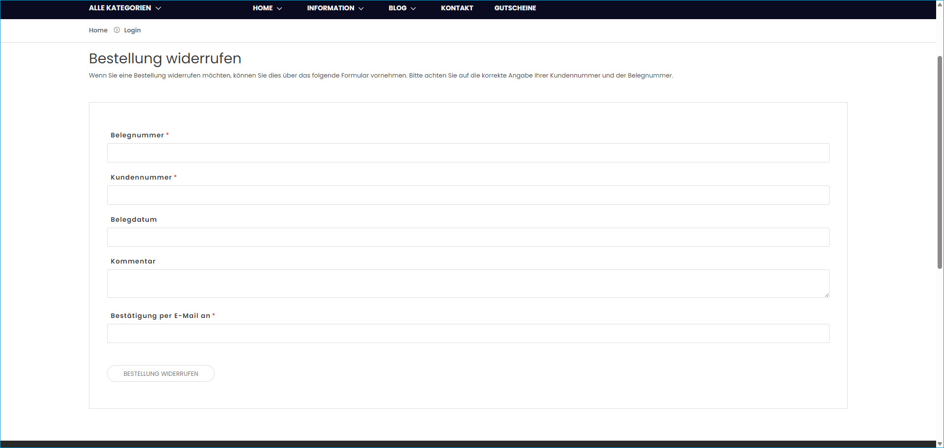 So integrieren Sie den Widerrufsbutton in Ihren Webshop 47
