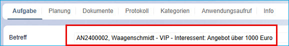 Folgeaktionen 8
