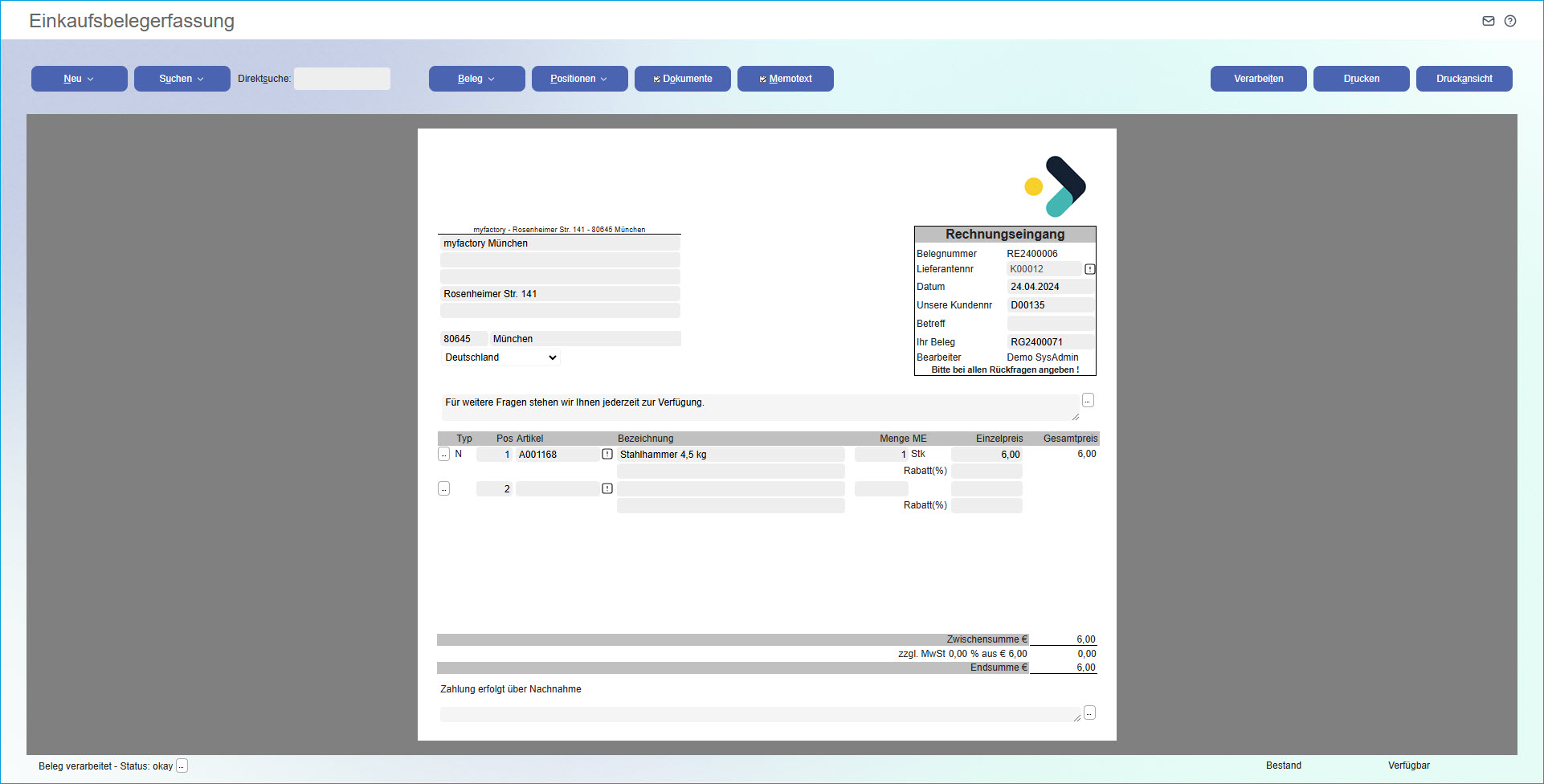 E-Invoicing: So gelingt der automatisierte Austausch elektronischer Rechnungen mit der Myfactory 26