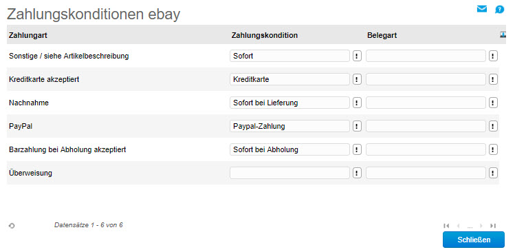 Zahlungskonditionen 0