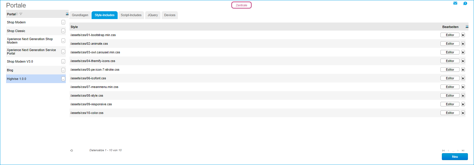 So passen Sie unser Highrise-Shoptemplate an 0